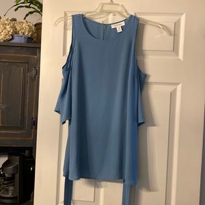 Motherhood cold shoulder maternity top